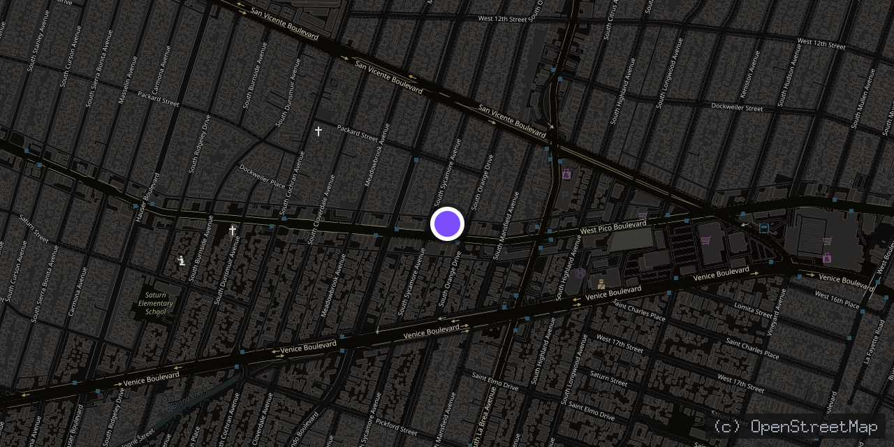 Map of 5047 W Pico Blvd, Los Angeles, CA 90019, USA