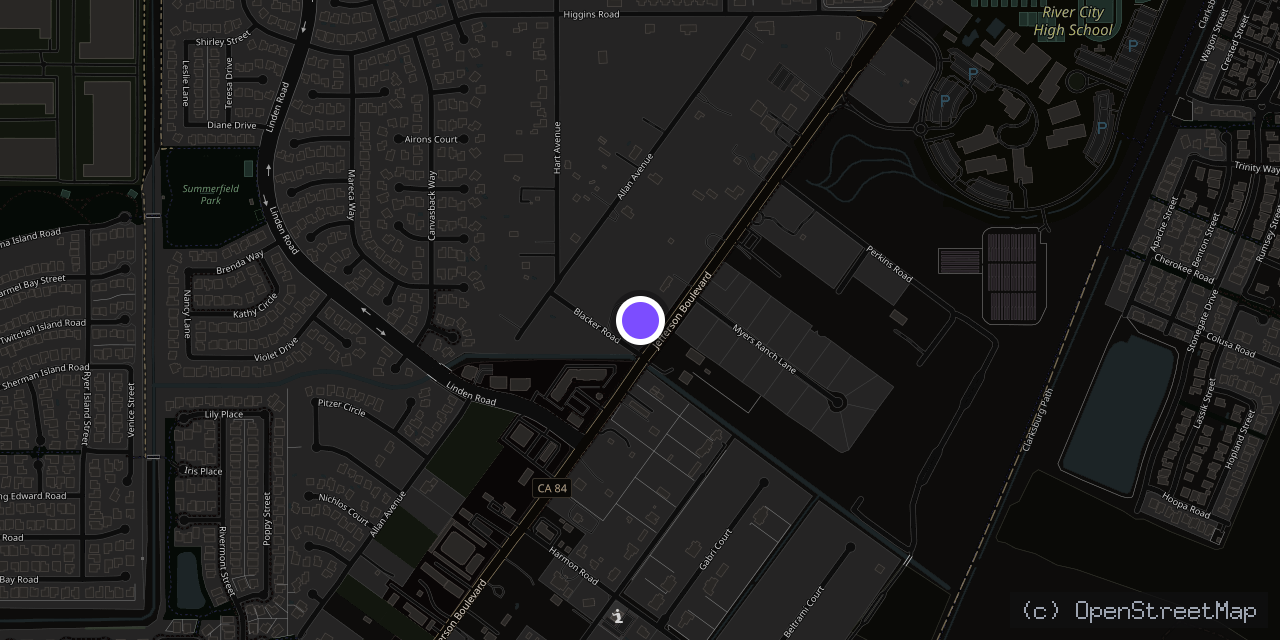 Map of 3080 Jefferson Blvd, West Sacramento, CA 95691, USA