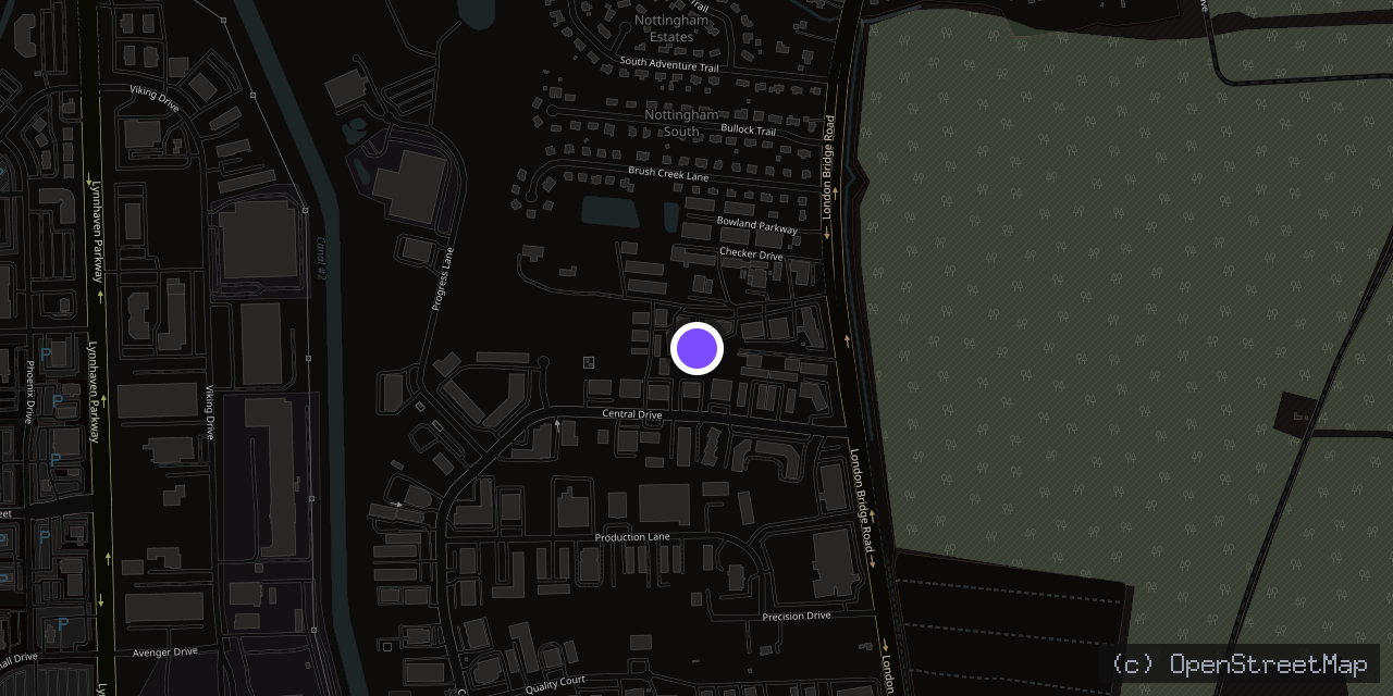 Map of 2425 Bowland Pkwy, Virginia Beach, VA 23454, USA