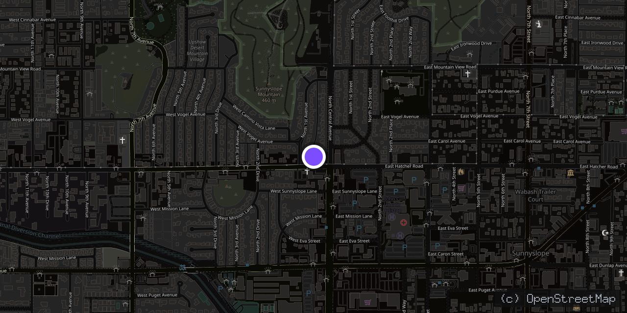 Map of 9402 N Central Ave, Phoenix, AZ 85020, USA