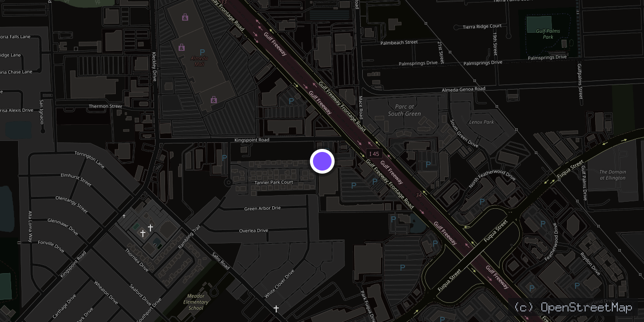 Map of 12310 Gulf Fwy, Houston, TX 77075, USA