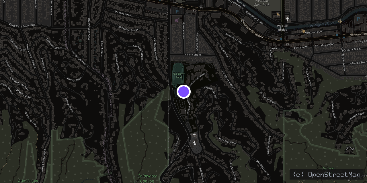 Map of 3700 Coldwater Canyon Ave, Studio City, CA 91604, USA