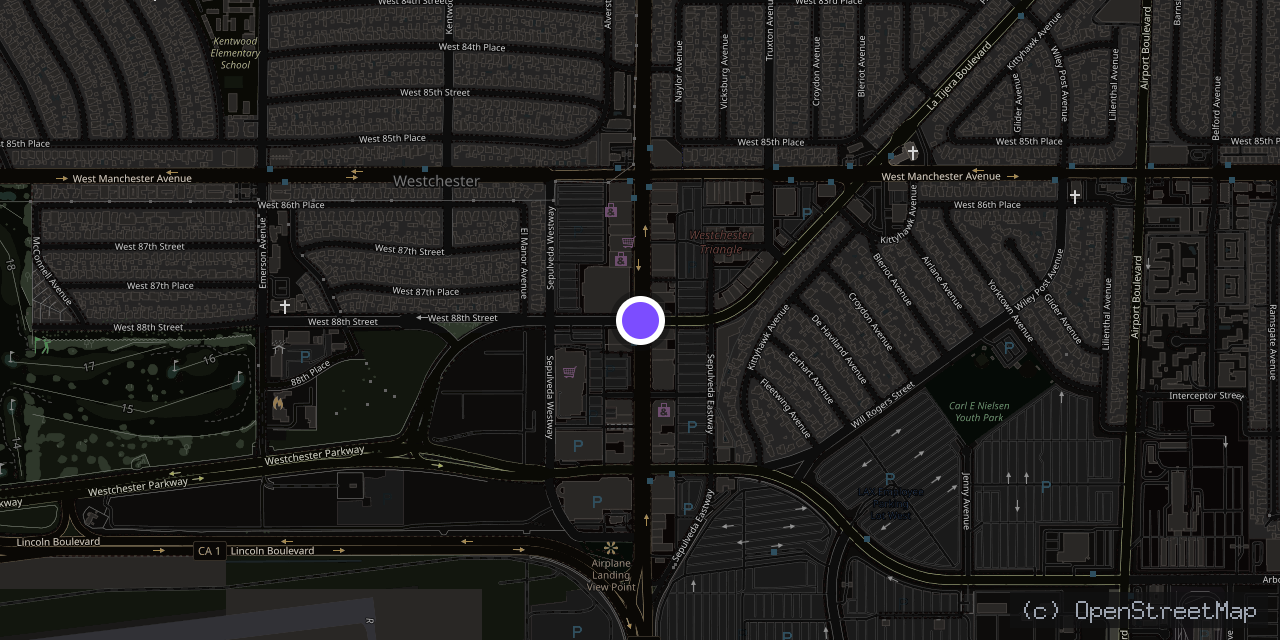 Map of Sepulveda / La Tijera, Los Angeles, CA 90045, USA