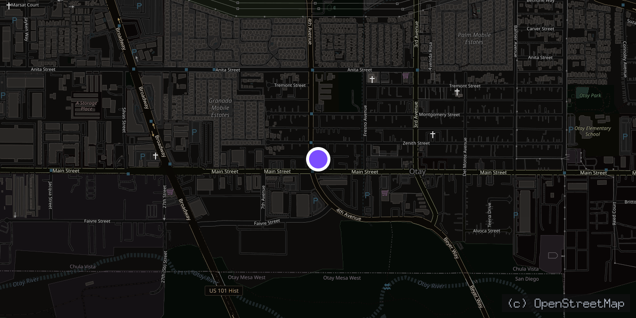 Map of 3008 Main St, Chula Vista, CA 91911, USA